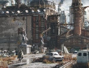 跟随三维概念场景大师Piotr Krynski使用Blender全流程制作大型电影级后世界废土朋克场景