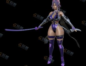 机械猫女Blend模型