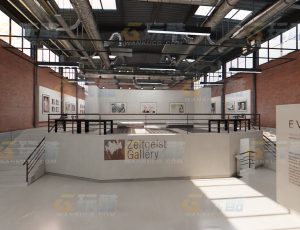 高精度大型博物馆Blend项目源文件