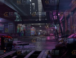 酷炫赛博朋克街头街区Blend项目源文件