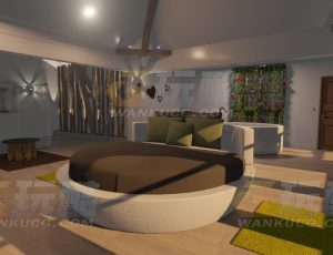 普通老板卧室Blend项目源文件