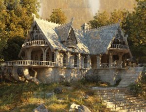 精灵密林小屋Blend项目源文件