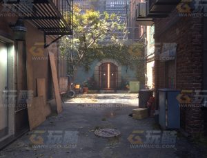 高精度高细节巷子Blend项目源文件