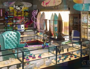 玩酷CG网—零售店相关道具建筑模型