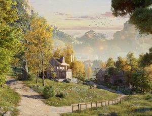 魔法世界自然场景Blend项目源文件