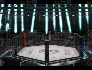 拳击格斗地狱牢笼赛场Blend项目源文件