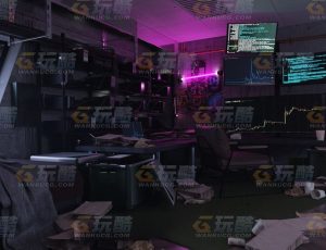 赛博朋克黑客科技服务器室Blend项目源文件