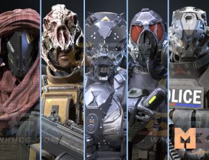 UE5素材—科幻女战士角色包