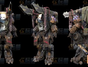 UE5素材—科幻泰坦钢铁兵