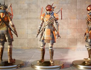 高精度写实科幻机械忍者Blend模型