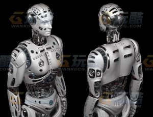 未来世界高精度机器人 Blend模型