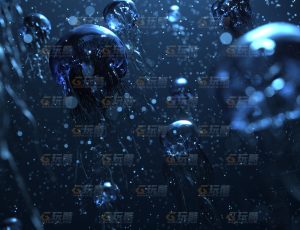 带动画的水母群Blend模型