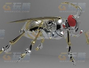 机器苍蝇Blend模型