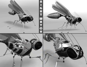 机械蚊子Blend模型