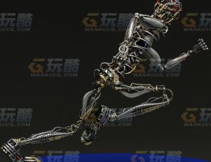 密线机器人Blend模型