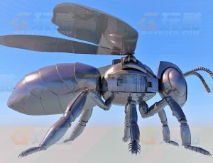 机甲蜜蜂Blend模型