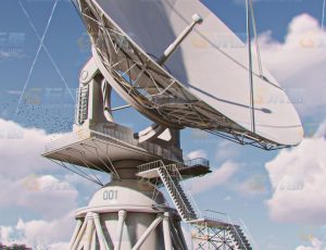 高精度大雷达Blend模型