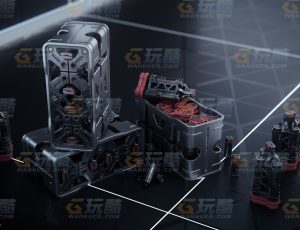 科幻弹药箱Blend资产库