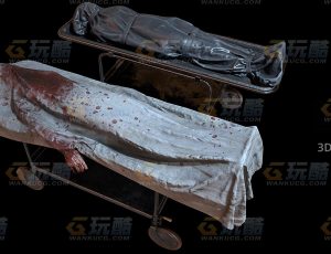 停尸房裹尸袋Blend模型