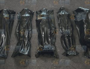 犯罪现场裹尸袋Blend模型