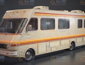 弗利特伍德1986年房车Blend模型