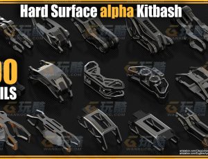 300+个科幻硬表面Blend资产库