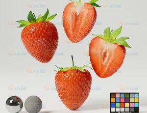 草莓（高精度）CG模型