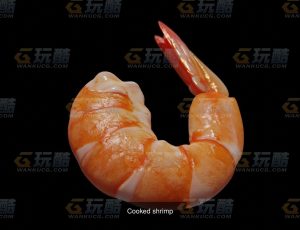 鲜虾肉Blend模型