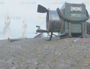 科幻后世界末日干旱地避难所Blend项目源文件