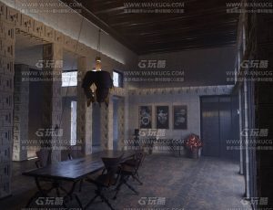 赛博朋克反乌托邦会议间Blend项目源文件