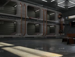 赛博朋克群居监狱Blend项目源文件