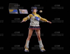 街头霸王6角色3Blend模型