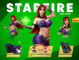 R2 Studio火星少女Blend模型