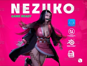 R2 Studio灶门祢豆子Blend模型