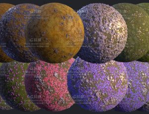 风格化的地面材料纹理包