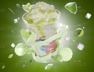 柠檬奶茶广告动画演绎镜头Blend项目源文件