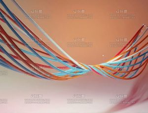 绳带缠绕动画特效镜头Blend项目源文件