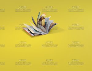 书翻动动画特效镜头Blend项目源文件