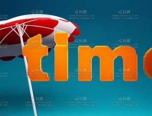 气球字动画镜头Blend项目源文件