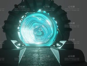 宇宙时空穿梭门动画镜头Blend项目源文件