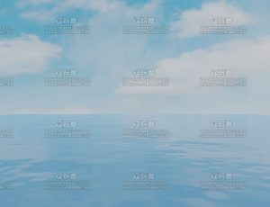 流动的海面动画镜头Blend项目源文件