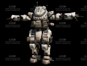 泰塔小装甲控制机器人Blend模型