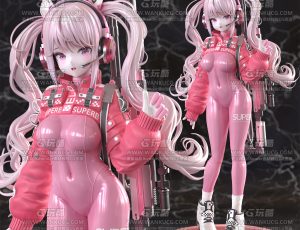 Alice可爱日系卡通动漫角色Blend模型