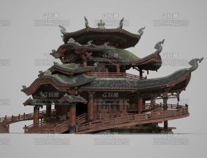 Blender模型—影视级中国古代建筑68