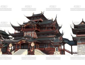 Blender模型—影视级中国古代建筑105