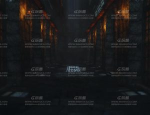 黑暗氛围大地牢Blend项目源文件