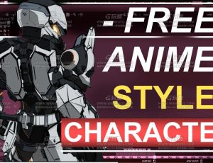 三渲二科幻机甲勇士Blend模型