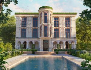 舒适奢华泳池别墅Blend项目源文件