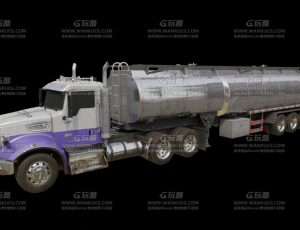 大型油罐车Blend模型