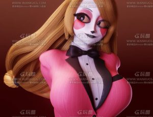 马戏团小丑女Blend模型